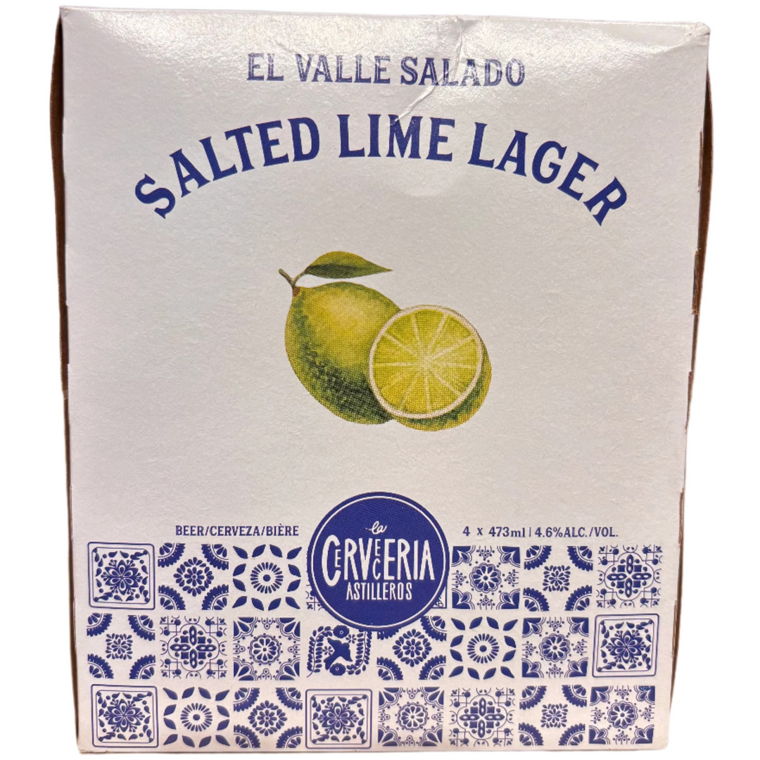 LA CERVECERIA - SALTED LIME LAGER TALL CAN 4AR