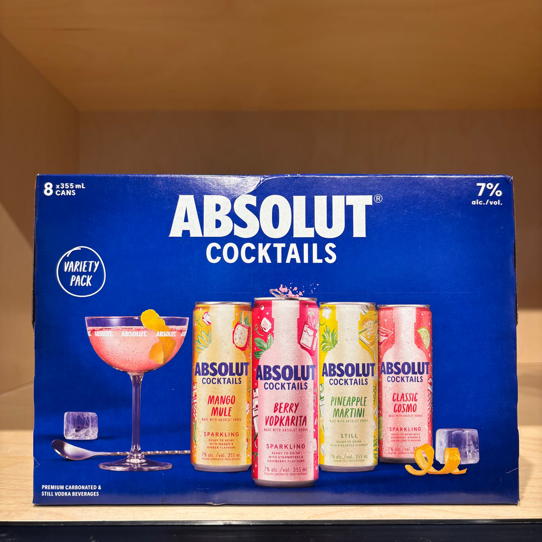 Absolut Cocktail Variety Pack 8AR
