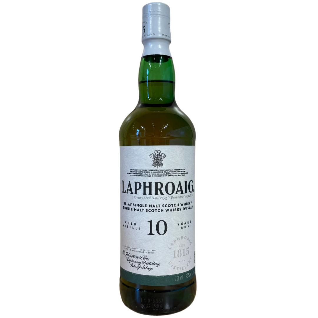 LAPHROAIG - 10 YEAR OLD - SINGLE MALT WHISKY SCOTLAND