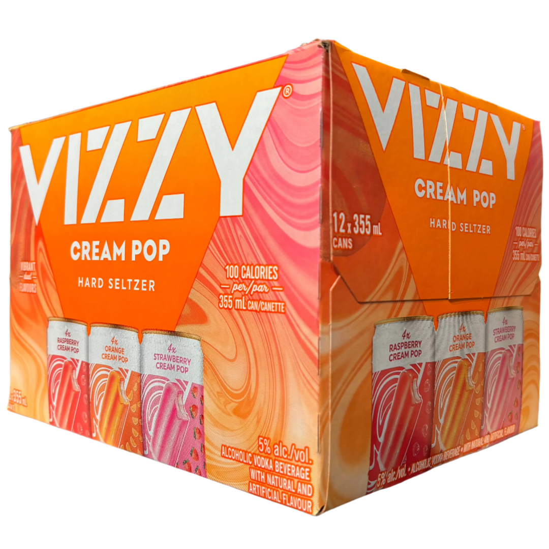 Vizzy Hard Seltzer CREAM POP VARIETY 12 AR
