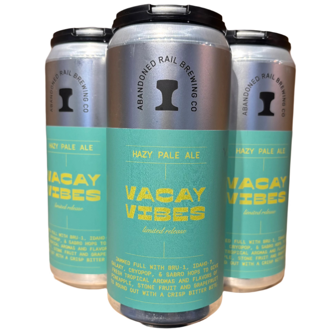 VACAY VIBES Hazy Pale Ale 4AR 473mL Abandon Brewing