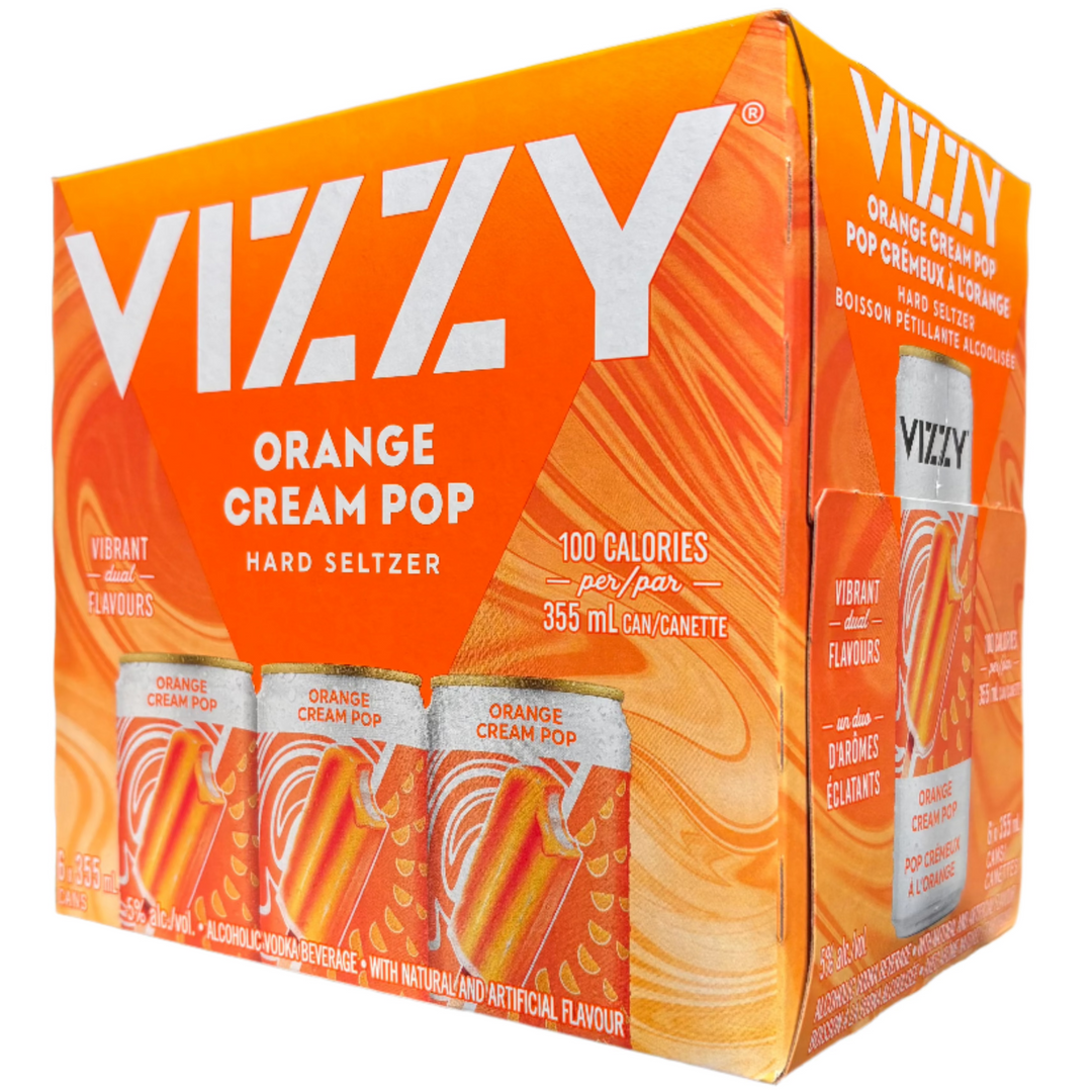 Vizzy Hard Seltzer CREAM POP 6AR