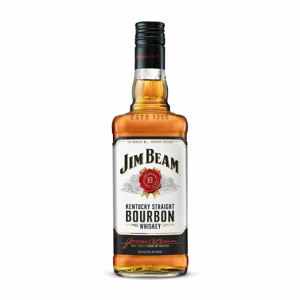 Jim Beam White Label Bourbon 750ml