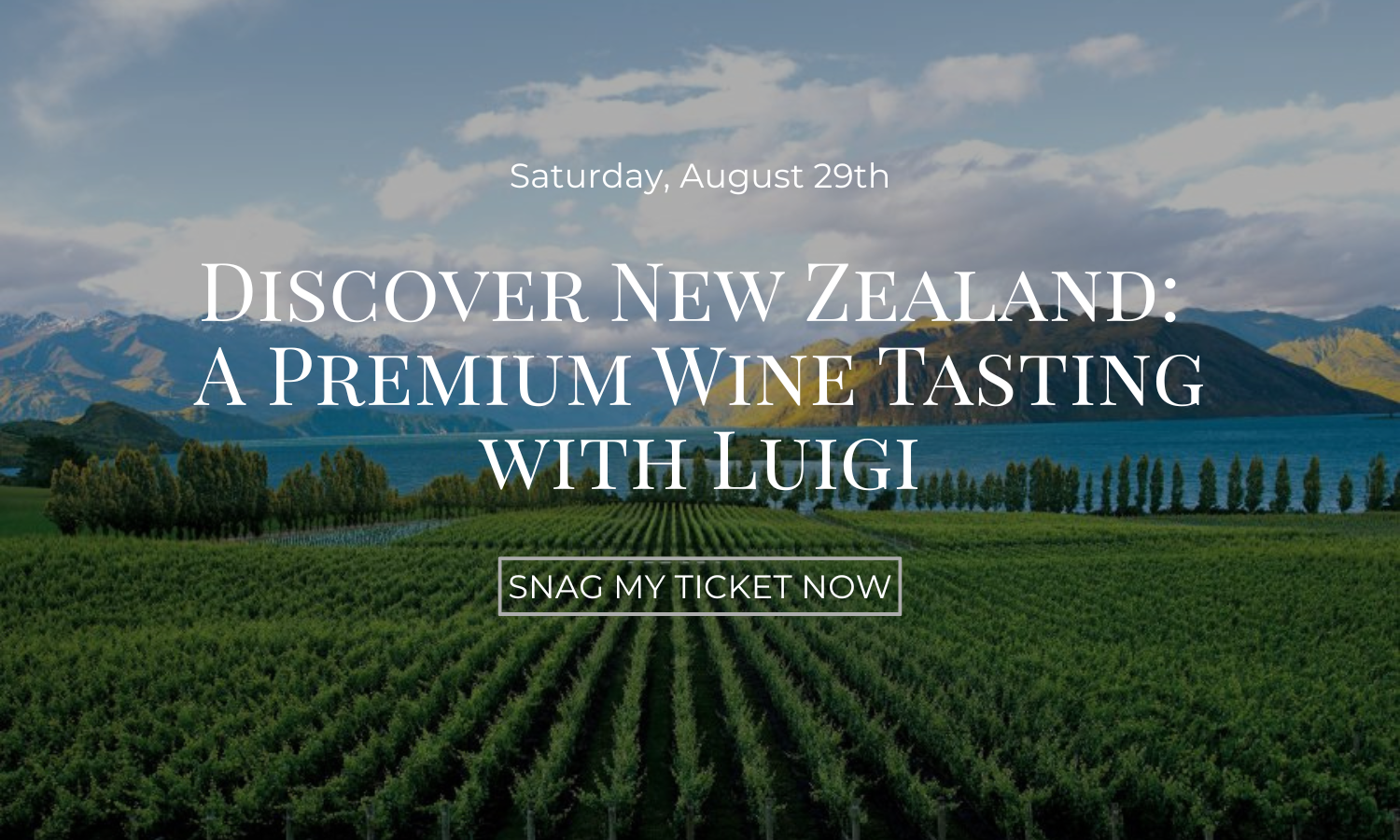 Decorative corn with text promoting 'Turkey Approved Wines' tasting event.