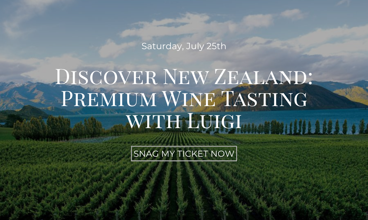Decorative corn with text promoting 'Turkey Approved Wines' tasting event.