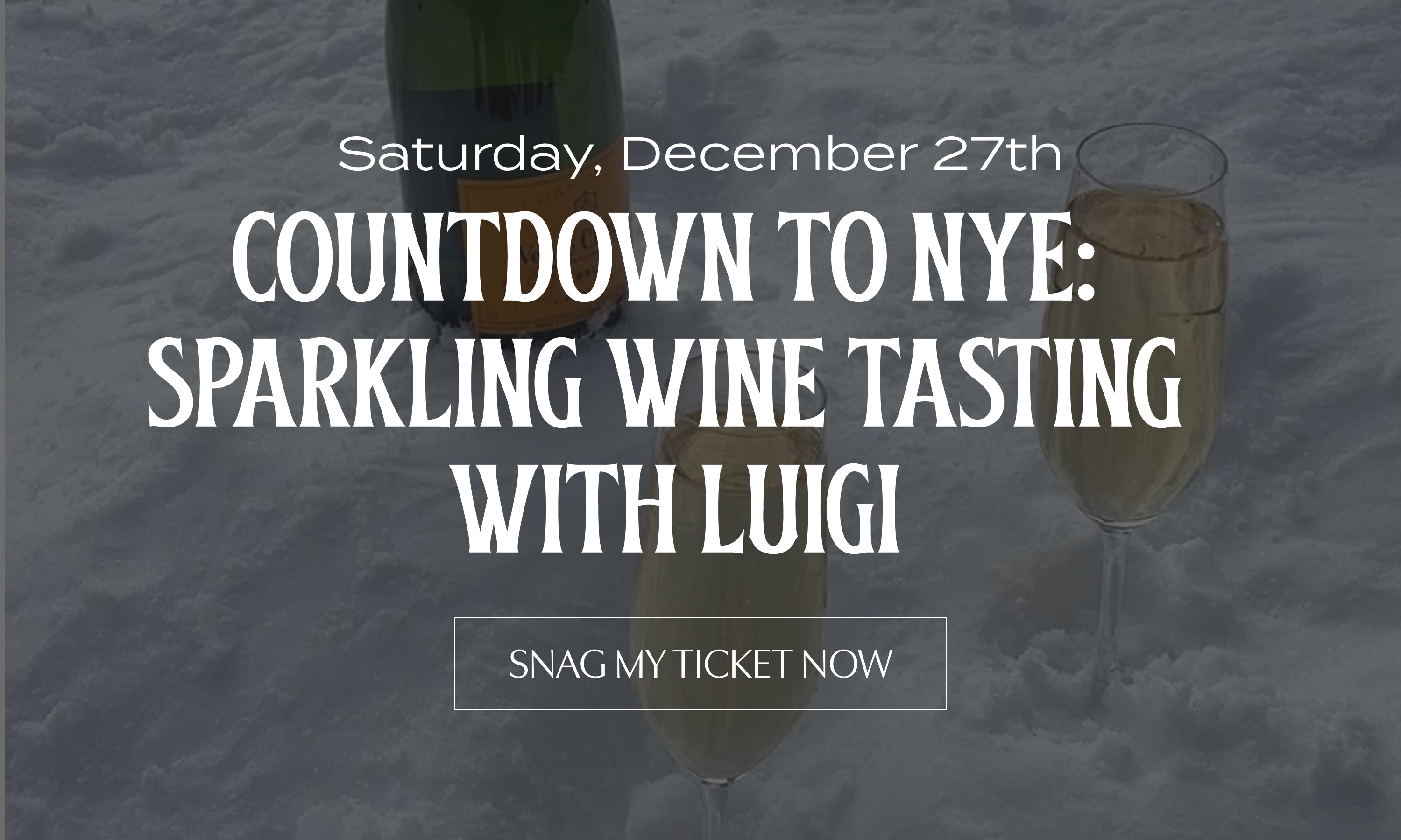 Decorative corn with text promoting 'Turkey Approved Wines' tasting event.