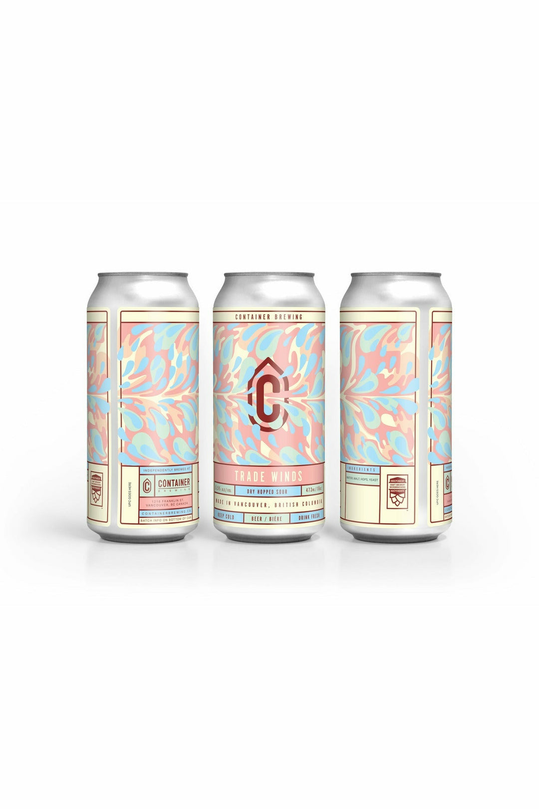 Container Brewing Trade Winds Dry Hop Sour Ale 4 AL - francosliquorstore