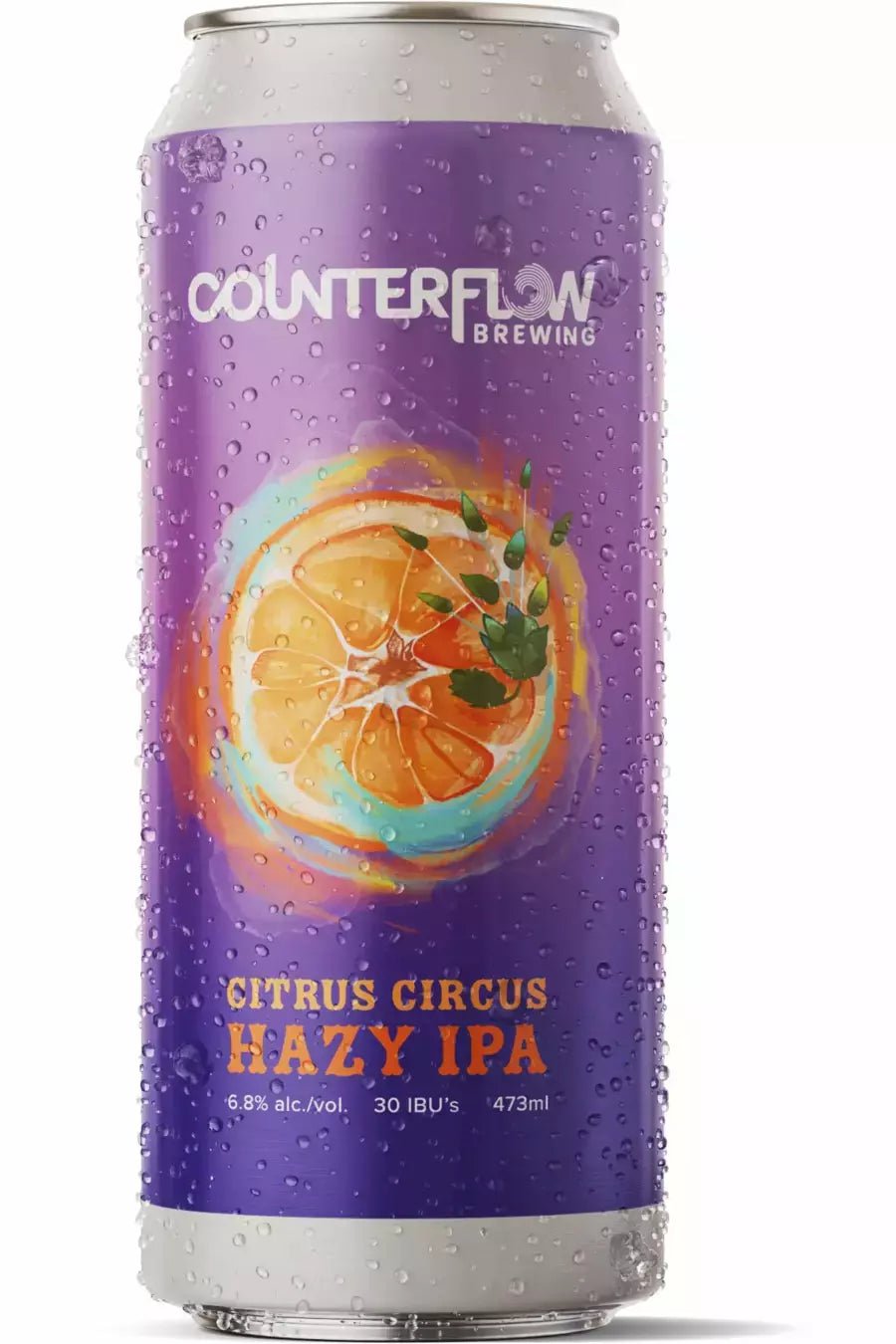 Counterflow's Citrus Circus Hazy IPA 4 AL - francosliquorstore