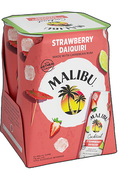 Malibu Strawberry Daiquiri 4 AR - francosliquorstore