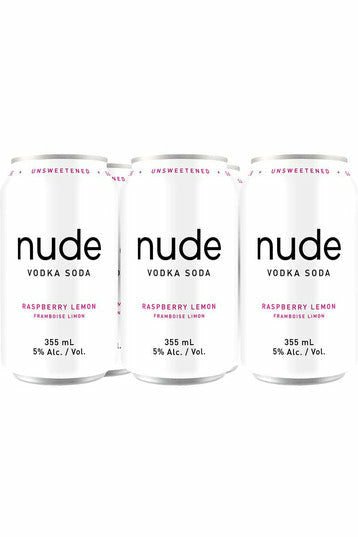 Nude Vodka Soda Raspberry Lemon 6 AR - francosliquorstore