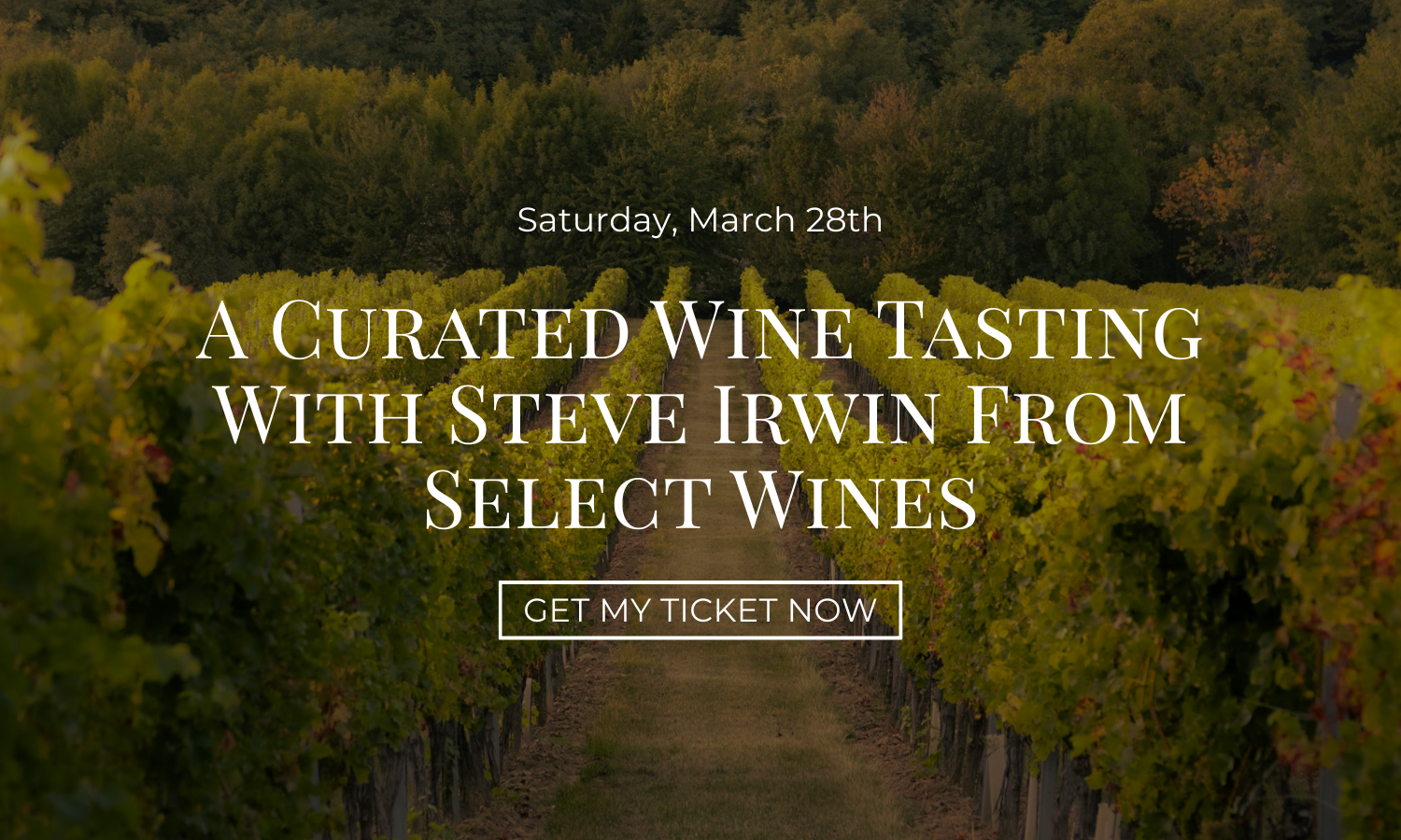 Decorative corn with text promoting 'Turkey Approved Wines' tasting event.