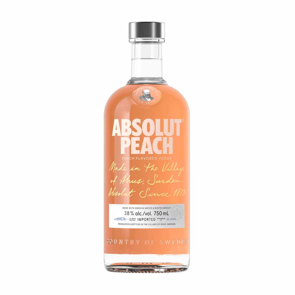 Absolut Peach Vodka 750ml