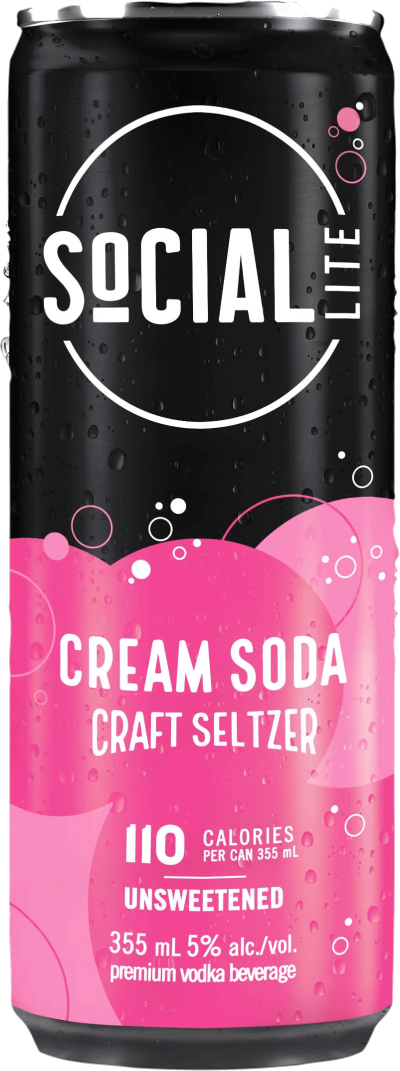 Social Lite Cream Soda 6 AR