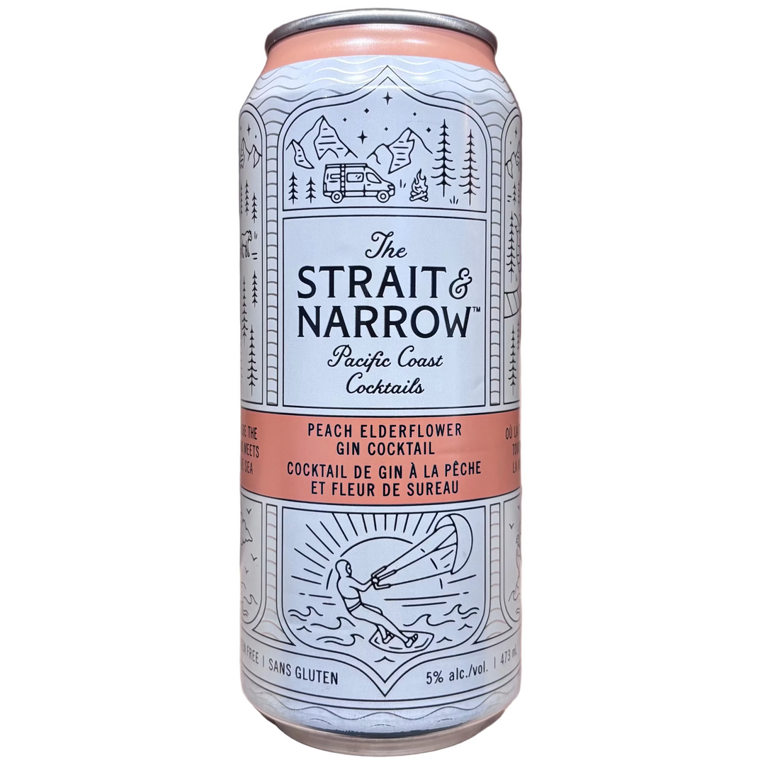 The Strait and Narrow - Peach Elderflower GIN Cocktail SNG