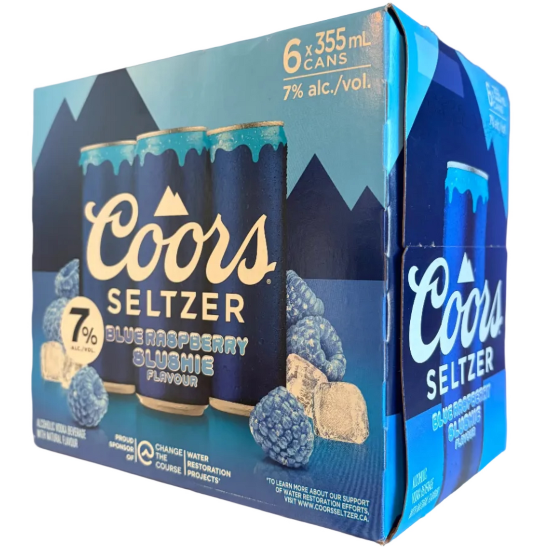 Coors Seltzer - Slushie 7.0 Blue Raspberry 6AR