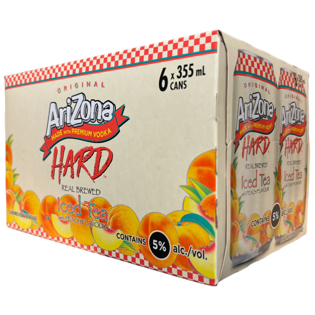 Arizona Hard Peach Tea 6 AR