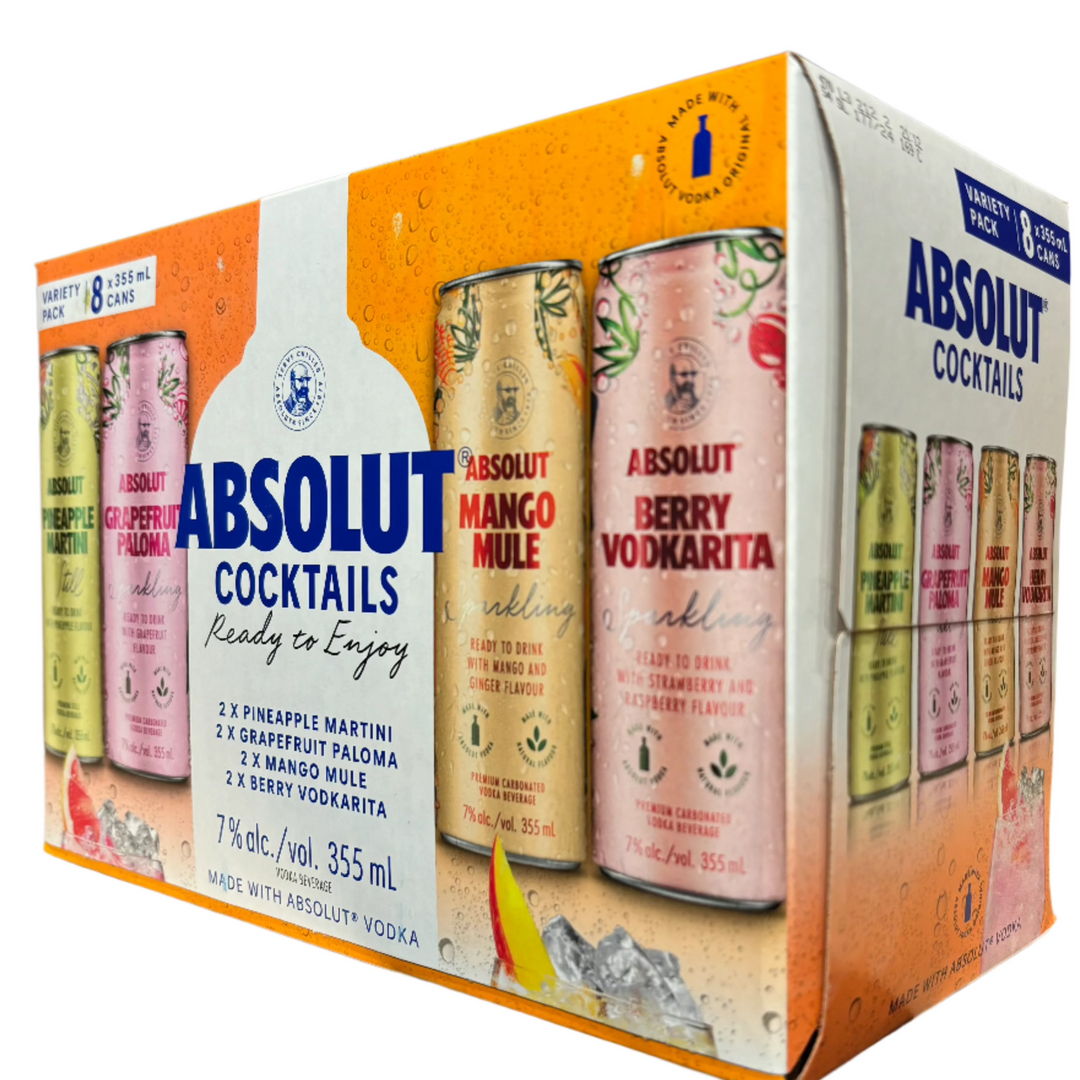 Absolut Cocktail Variety Pack 8AR