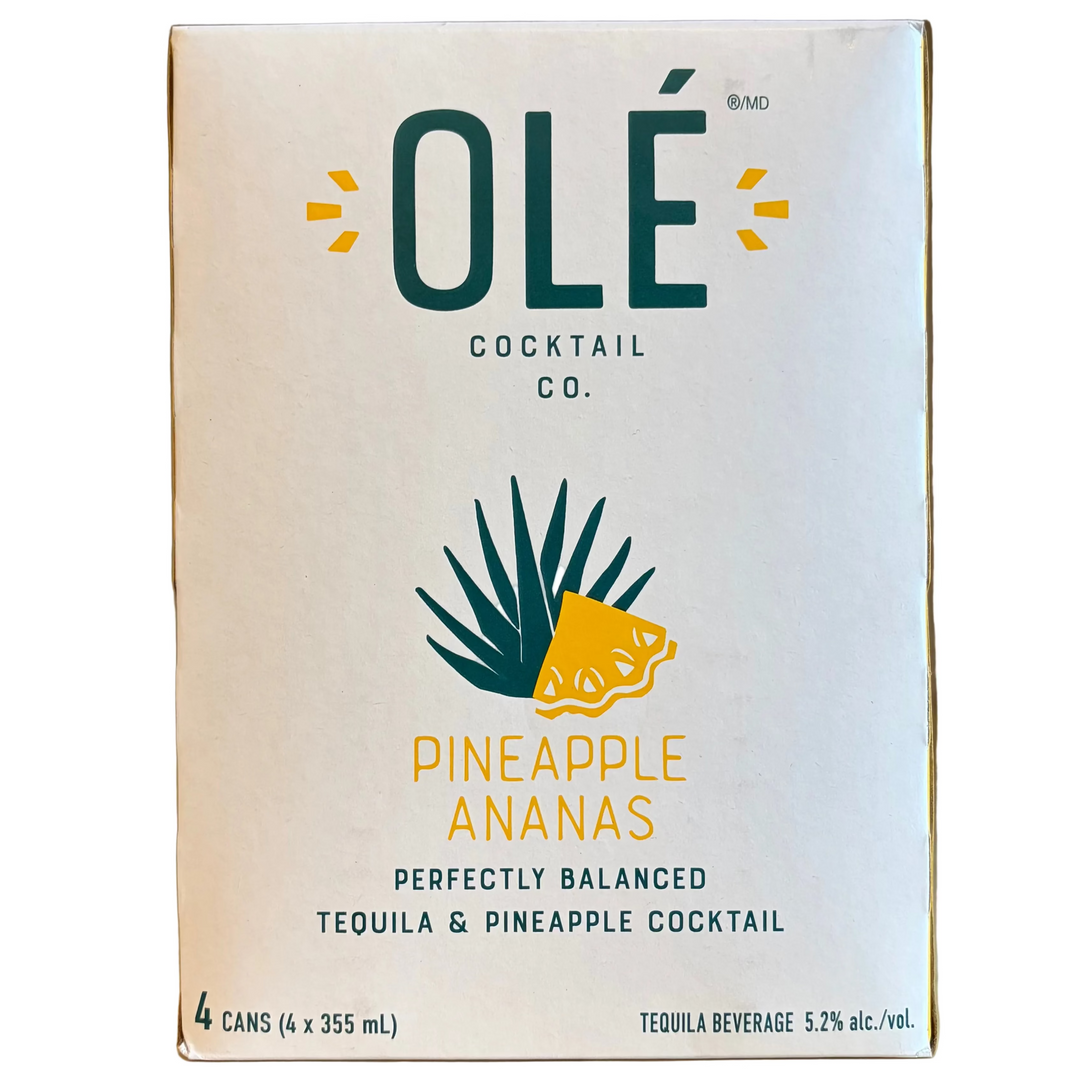 OLE COCKTAIL CO - PINEAPPLE COCKTAIL 4AR