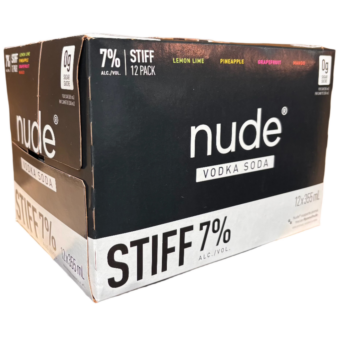 Nude Vodka Soda Stiff 7% Mixers 12AR