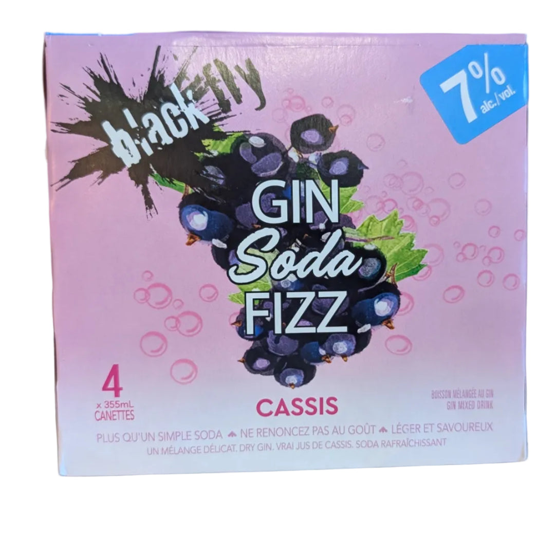 Black Fly - Black Currant GIN Soda Fizz 4AR