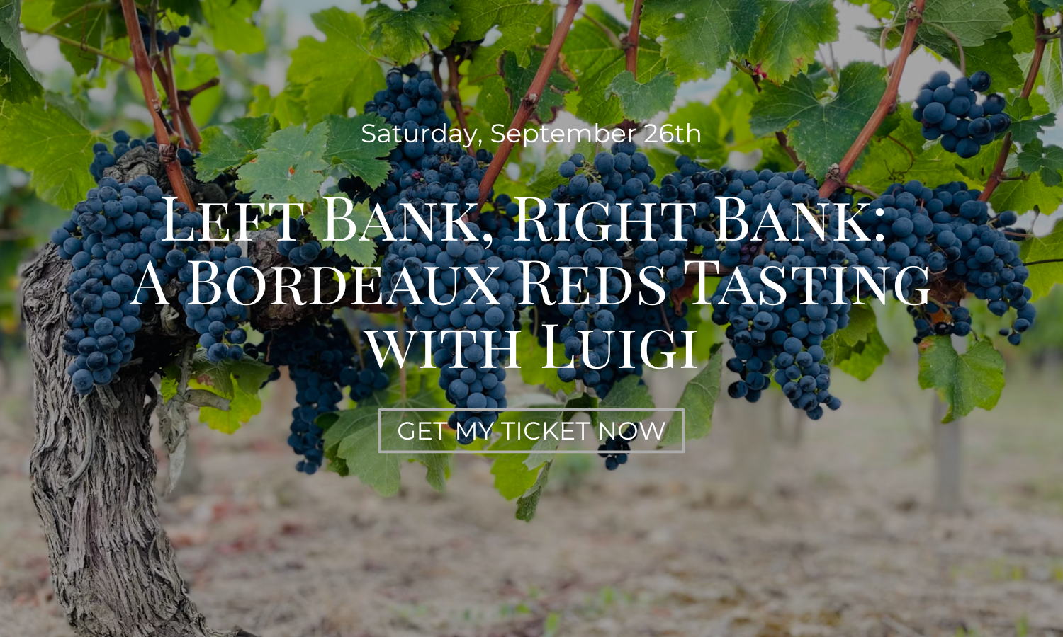 Decorative corn with text promoting 'Turkey Approved Wines' tasting event.