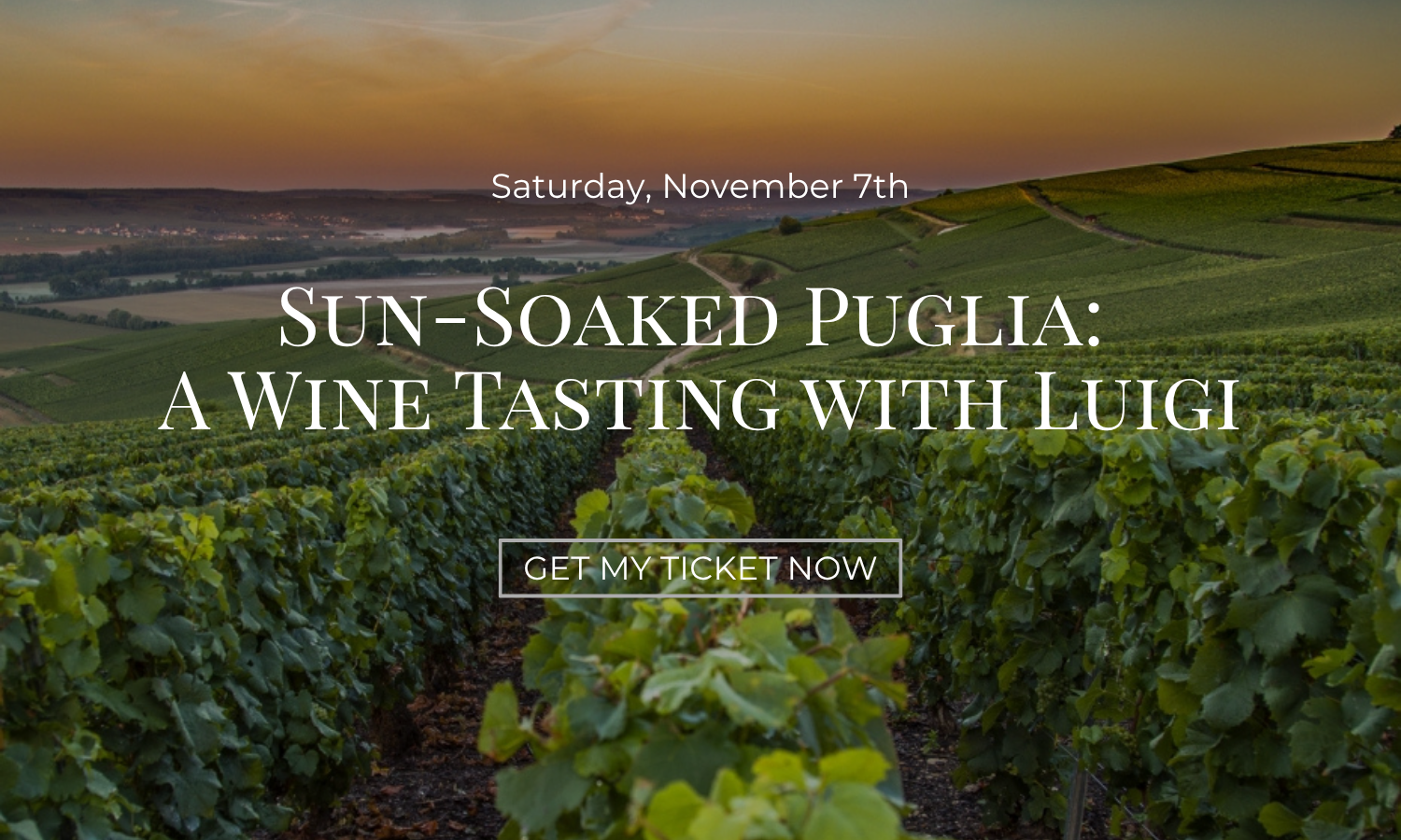 Decorative corn with text promoting 'Turkey Approved Wines' tasting event.