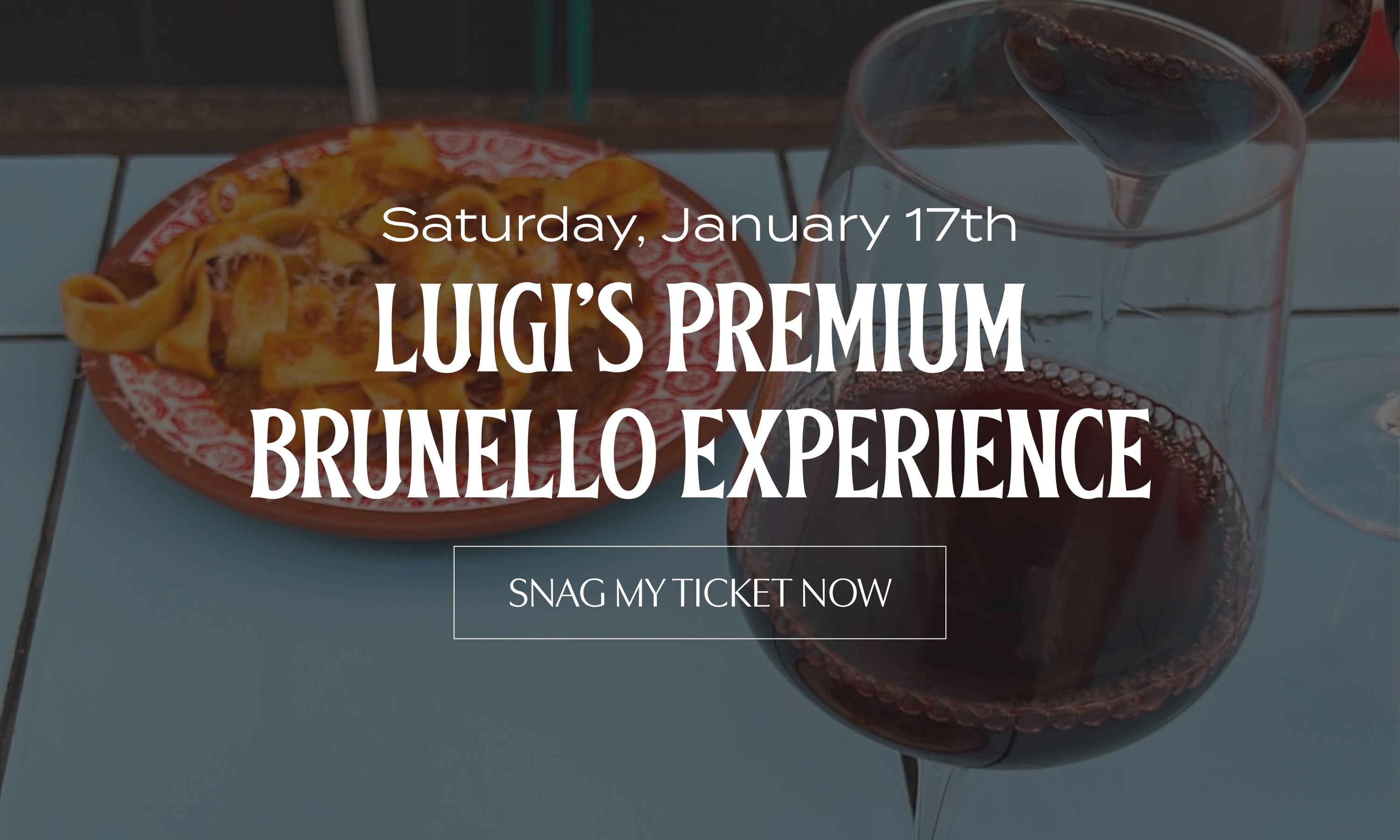 Decorative corn with text promoting 'Turkey Approved Wines' tasting event.