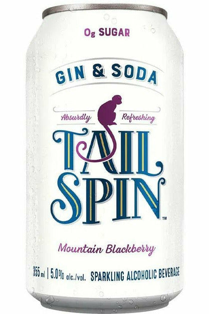 Tail Spin Mountain Blackberry Gin and Soda SNG