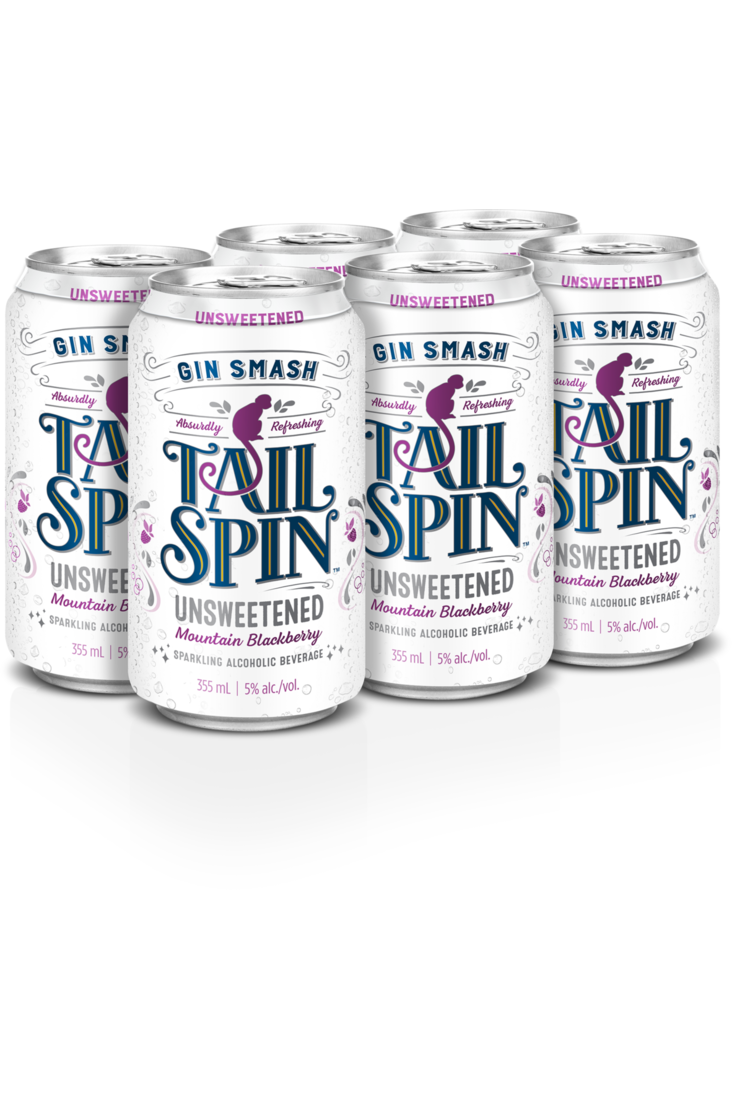 Tail Spin Blackberry Gin Smash