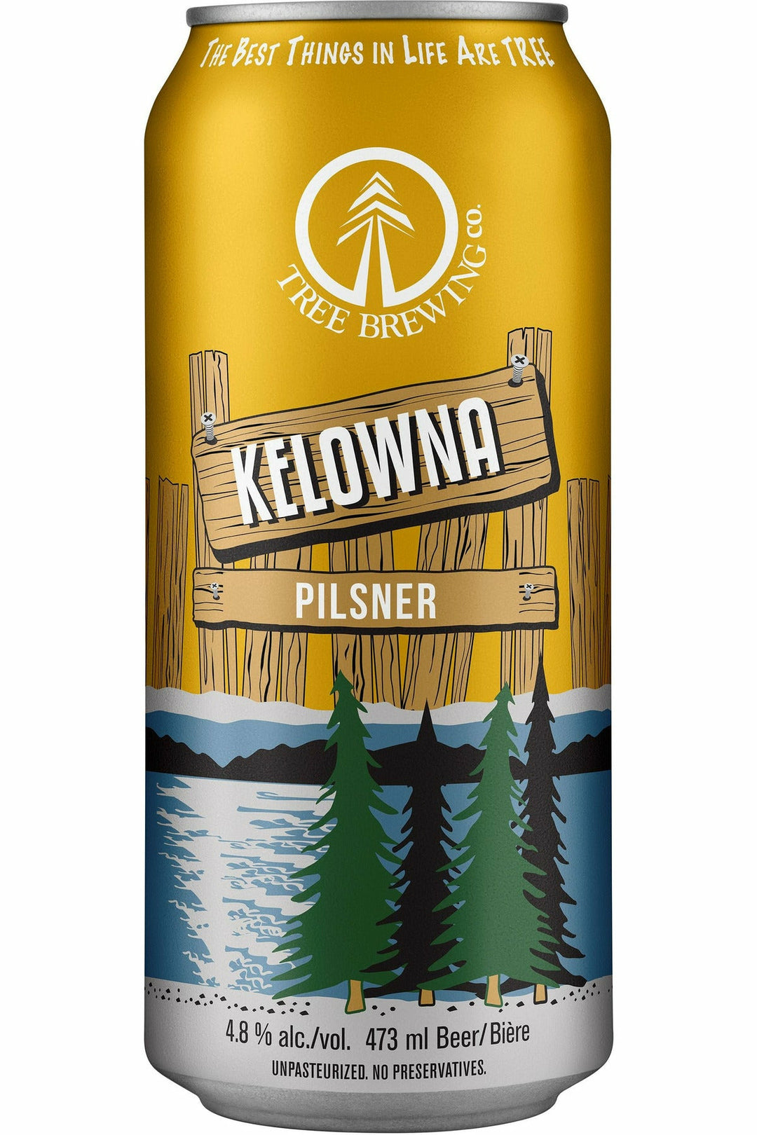 Tree Brewing Kelowna Pilsner SNG