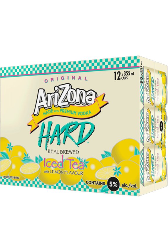 Arizona Hard Lemon Tea 12 AR - francosliquorstore