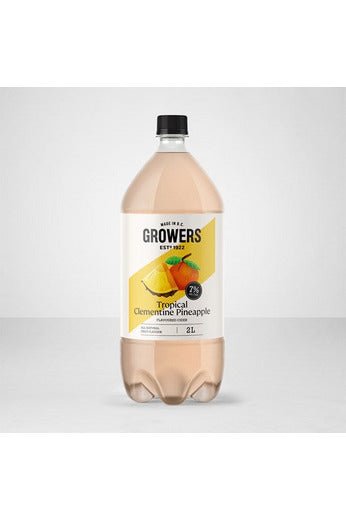 GROWERS TROPICAL CLEMENTINE PINEAPPLE CIDER 2L - francosliquorstore