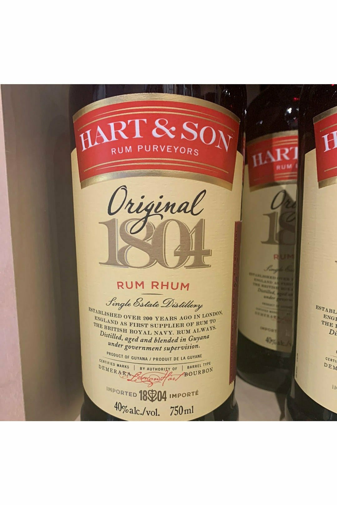 Hart & Son Original 1804 Rum - francosliquorstore