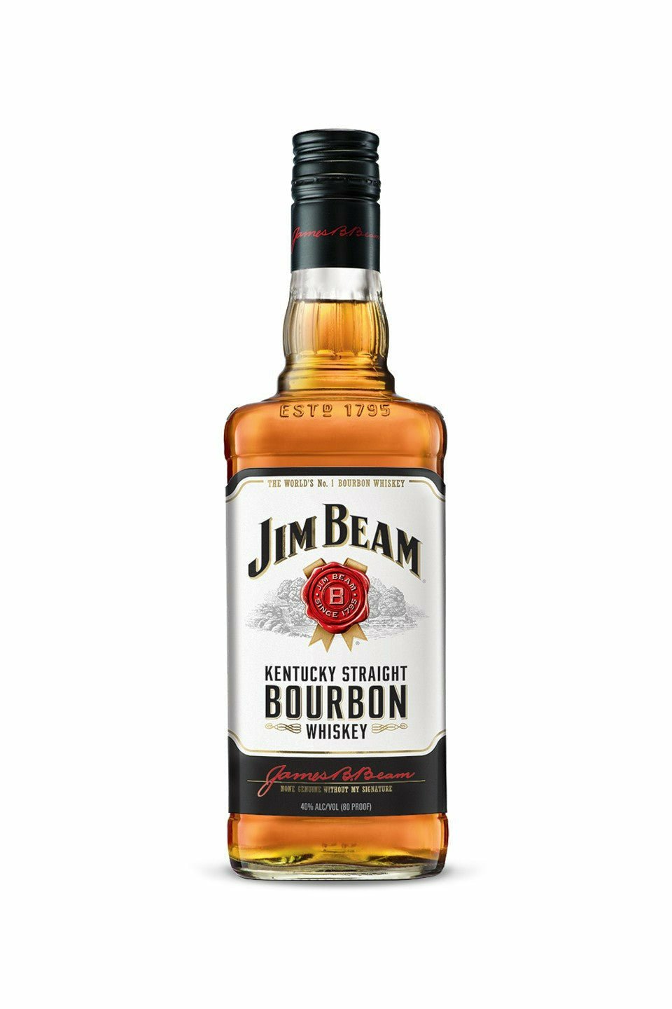 Jim Beam White Label Bourbon 750ml - francosliquorstore