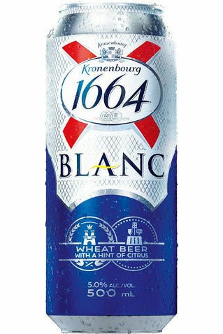 KRONENBOURG 1664 BLANC SNG - francosliquorstore