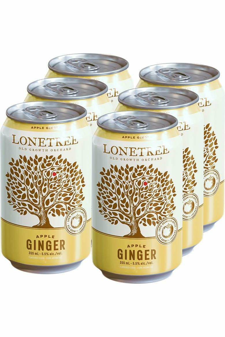 Lonetree Cider Ginger Apple 6 AR - francosliquorstore