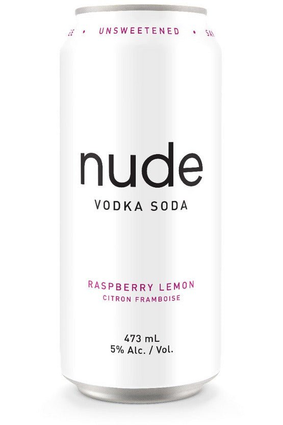 NUDE VODKA SODA - RASPBERRY LEMON SNG - francosliquorstore