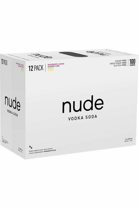 Nude Vodka Soda V1 Mixer 12 AR - francosliquorstore