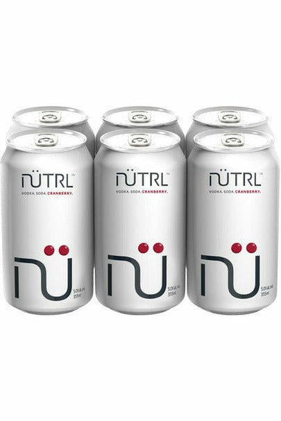 Nutrl Vodka Soda Cranberry 6 AR - francosliquorstore