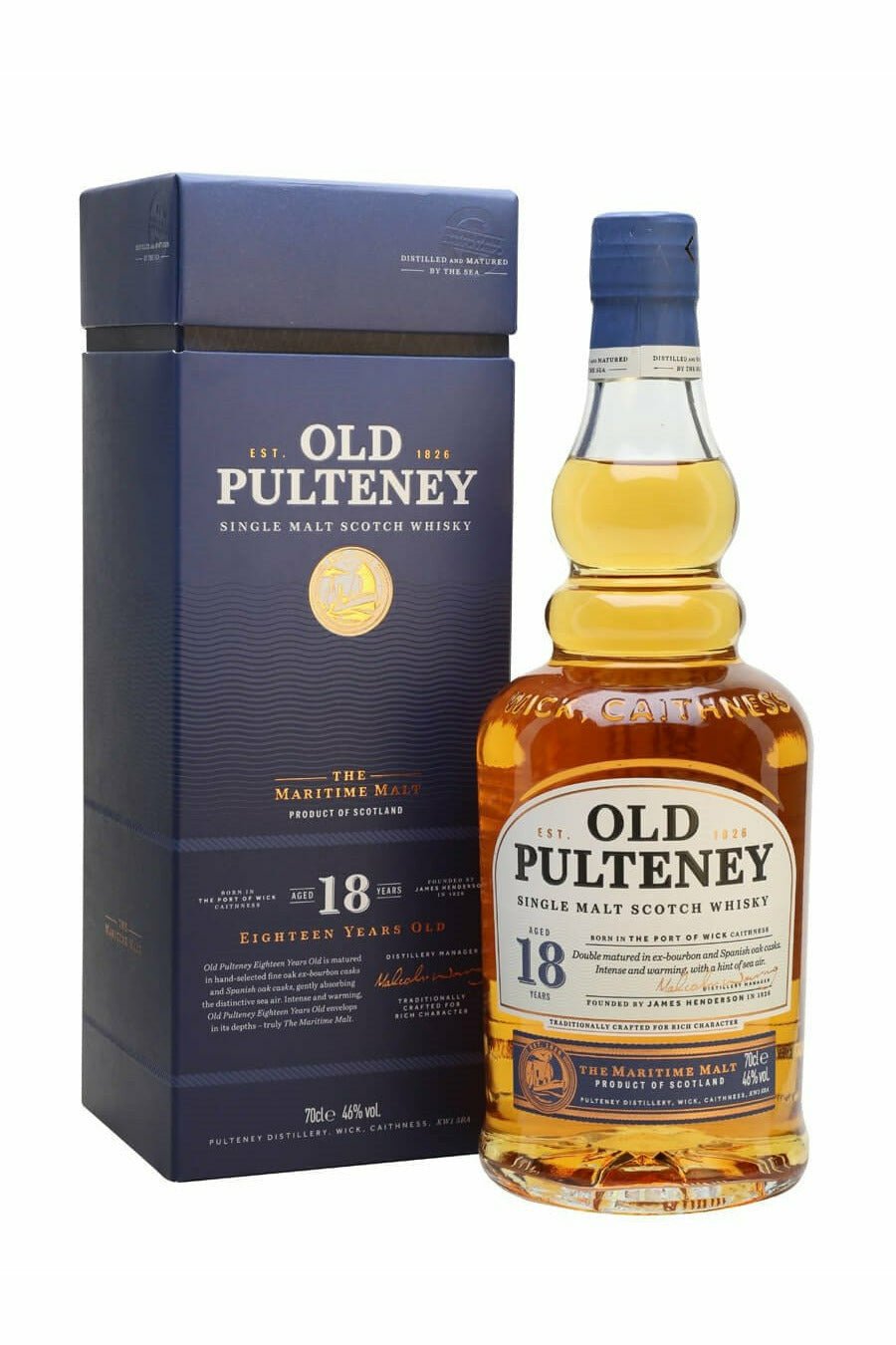 Old Pulteney 18 Year Old Scotch Whiksy - francosliquorstore