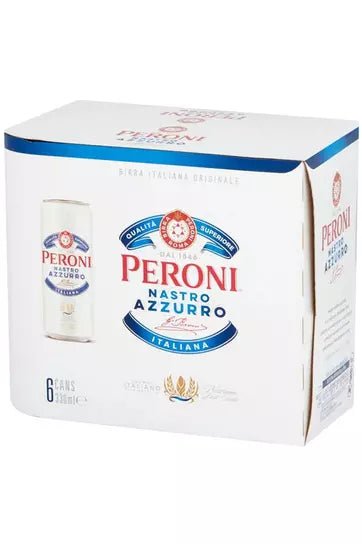 PERONI NASTRO AZZURRO 6 AR - francosliquorstore