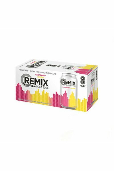 Remix Raspberry Lemon Vodka Soda Mixer 8 AR - francosliquorstore