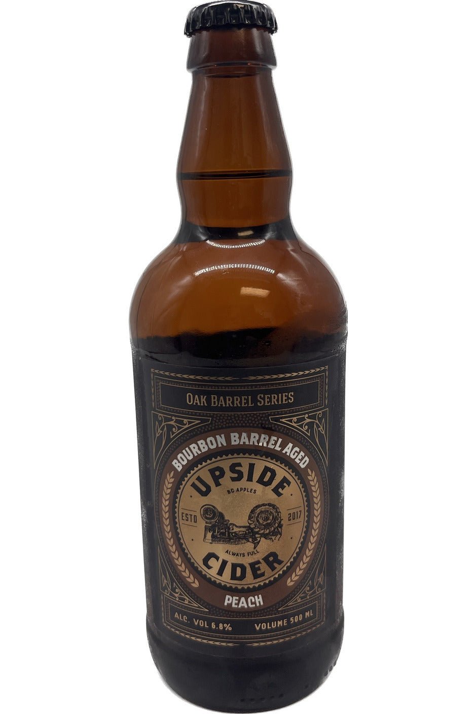 Upside Cider Bourbon Barrel Aged Peach - francosliquorstore