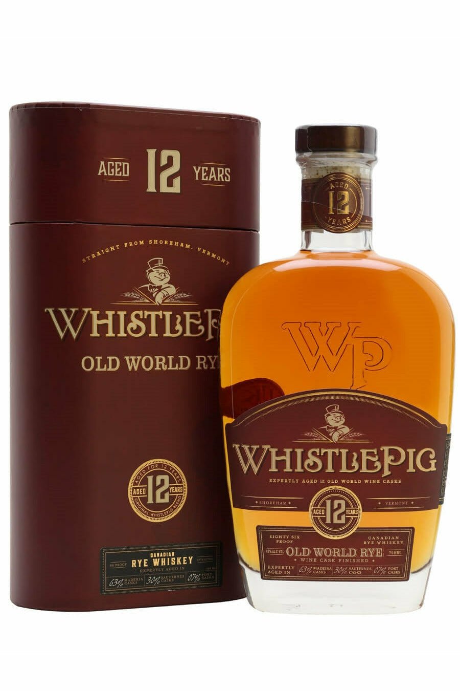 WhistlePig 12 Year Old Old World Rye Whiskey - francosliquorstore